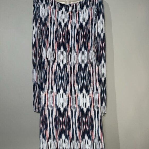 Tart Ikat Print Long Sleeve Dress Size Medium - Picture 8 of 8
